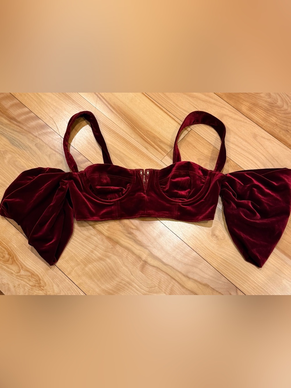 Red Velvet House of CB Crop Top